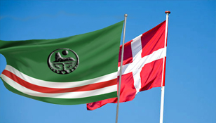 Chechen and the Danish Flag